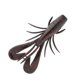   Sakura Zarigani Craw Soft Lure 78mm Kunststoffkrebs 112 Black Red Glitter