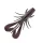 Sakura Zarigani Craw Soft Lure 78mm Kunststoffkrebs 112 Black Red Glitter