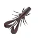 Sakura Zarigani Craw Soft Lure 78mm Kunststoffkrebs 112 Black Red Glitter
