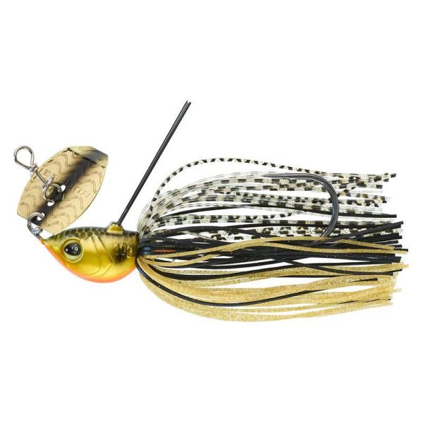 Sakura Cover Bladed Jig Black-Gold 14gr Skirted Jig