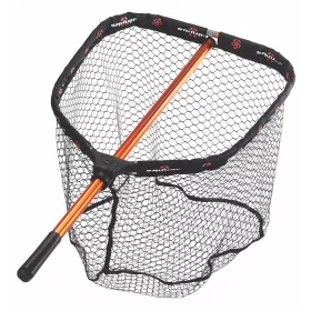   Sakura - SAKURA RUBBER MESH L - 60x70cm - Kescher mit Netz - Spinnfisch-Kescher