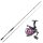 Sakura Stingray EGI Epinning 2,48m 7-30gr Spinnrute Stingray EGI 2504 FD mit Frontbremsrolle, mit geflochtener Schnur