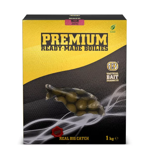 Sbs Premium Fertig-Boilies Krill Heilbutt 1 Kg 20 Mm