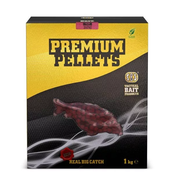 SBS Premium Pellets Krill Halibut 1 Kg 6 Mm