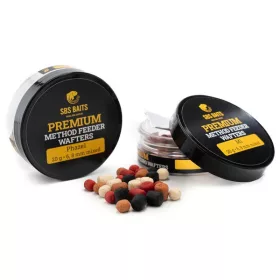   SBS Premium Method Feeder Wafters Tintenfisch-Oktopus Gemischtfarbige Wafters 20gr