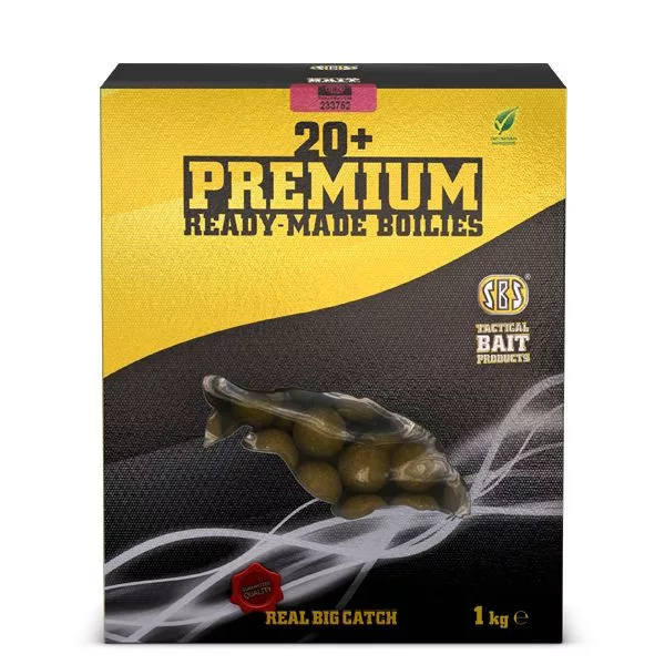 SBS 20+ Premium Fertig-Boilies Thunfisch&Schwarzer Pfeffer 20mm 1kg Thunfisch&Schwarzer Pfeffer Futter-Boilie