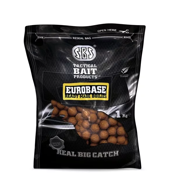 Sbs Eurobase Fertig-Boilies 1 Kg Liver Fishy 24 Mm Eurobase Gekochter Bojlie