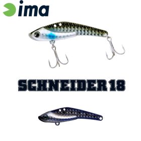 Ima Schneider 18 6,8cm 18gr 018 Black & Black Kunstköder