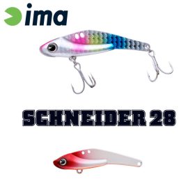   Ima Schneider 28 7,3cm 28gr 017 Red Head Pearl OB Kunstköder