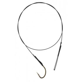   SERT - 7 STRAND TRACE WITH SINGLE HOOK - 60CM -9KG - Bissfestes Vorfach