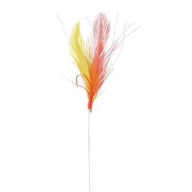   SRT Sabiki Red and Yellow Feathers 135cm 5H 6 Vorgebundener Haken 5 Stk.