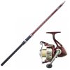 Sert Exceed Teletrout Light 400-4 Rute und Exceed SPN 1003RD Rolle Set