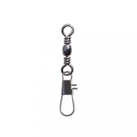 SERT - INTERLOCK SNAP + BARREL SWIVEL BLACK N°4 X6 - Wirbel