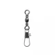 SERT - INTERLOCK SNAP + BARREL SWIVEL BLACK N°6 X8 - Wirbel