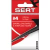 SERT - INTERLOCK SNAP + BARREL SWIVEL BLACK N°6 X8 - Wirbel