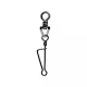 SERT - ITALIAN SWIVEL & SNAP LINK - BLACK N°0 X8 - Wirbel