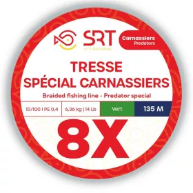 SRT 8x Moosgrün 0,24mm 270m Geflochtene Hauptschnur