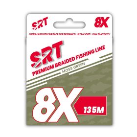Sert Tresse 8x Srt Moosgrüne Geflochtene Schnur 0,18mm 135m