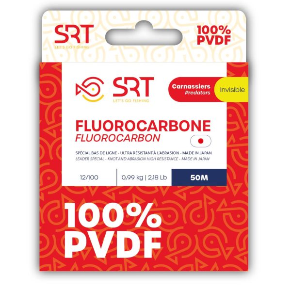 Sert Fluorocarbon SRT 100% PVDF 0,34mm 50m Fluorocarbon Vorfachschnur