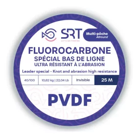SRT Fluorocarbon SRT PVDF 0,60mm 25m Fluorocarbon-Vorfach