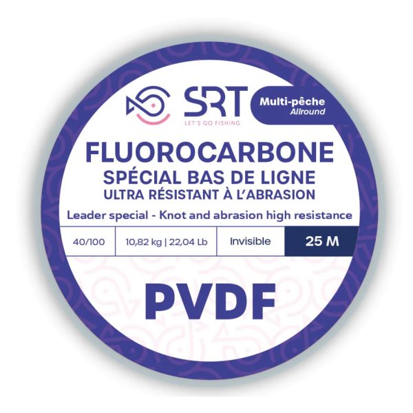 SRT Fluorocarbon SRT PVDF 0,70mm 25m Fluorocarbon-Vorfach