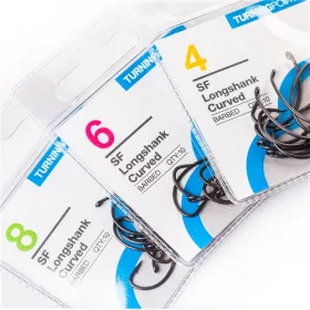   Spotted Fin Longshank Curved Barbed Widerhakenhaken Größe 6