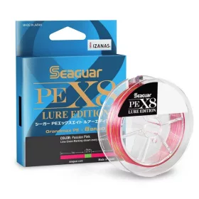   Seaguar PE X8 Lure Edition Rot 0,205mm 150m Geflochtene Hauptschnur