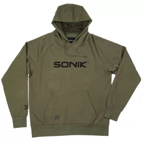 Sonik Grüner Kapuzenpullover 2XL