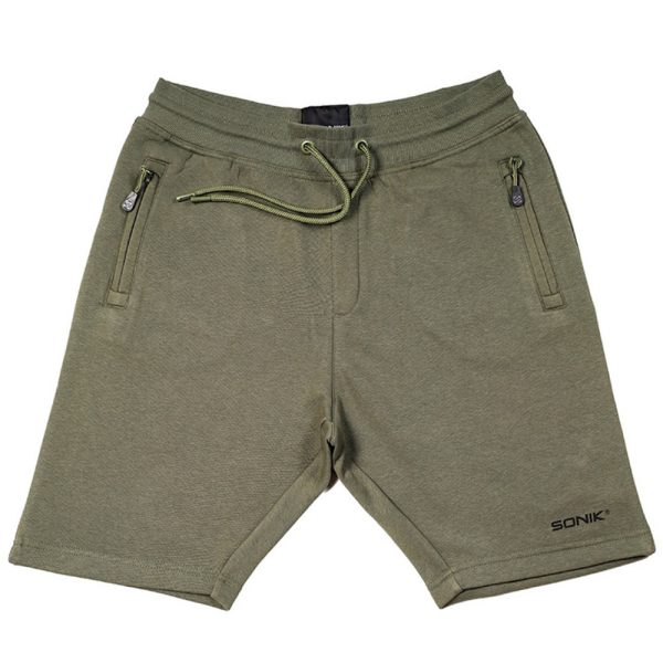 Sonik Fleece Grün Shorts L