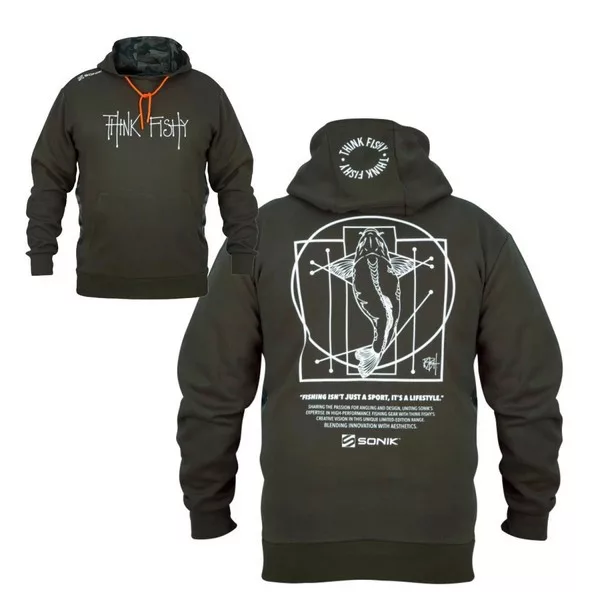 Sonik Hoody By Think Fishy Art Pullover M