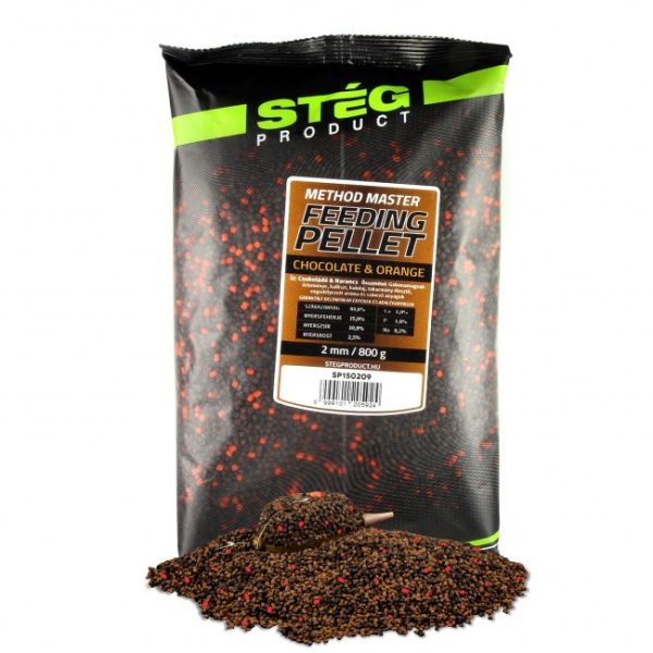 Stég Feeding Schokolade-Orange 2mm 800gr Futterpellet