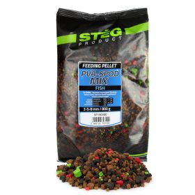Stég PVA-Spod Mix 3-5-8mm Fischige Pelletmischung 800gr