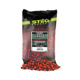 Stég Pellet-Mix 5mm Erdbeer-Heilbutt Pellet 800gr