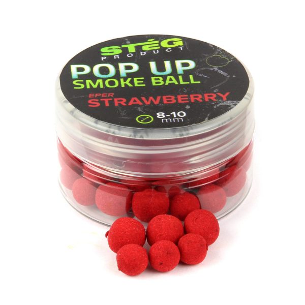 Stég Pop Up Smoke Ball Erdbeere 8-10mm Pop Up 10gr