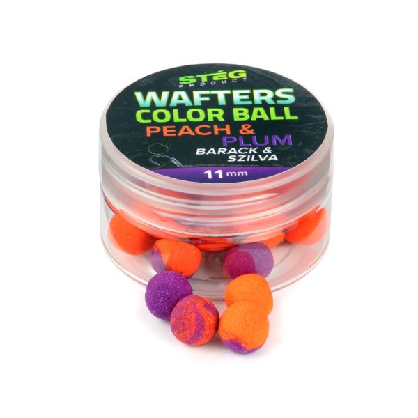 Stég Wafters Color Ball Pfirsich-Pflaume 11mm Wafters 15gr