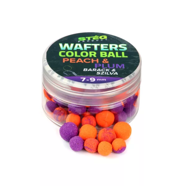 Stég Wafters Color Ball Aprikose-Pflaume 7-9mm Wafters 15gr