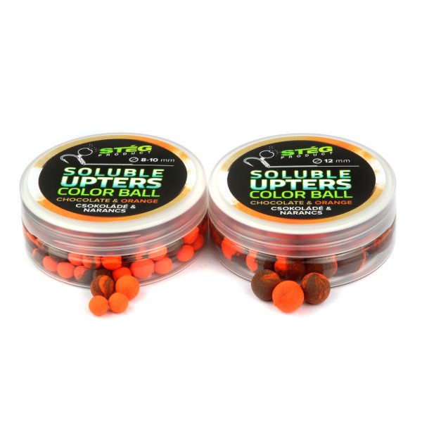Stég Product Soluble Upters Color Ball Wafter 8-10mm Schokolade-Orange 30g
