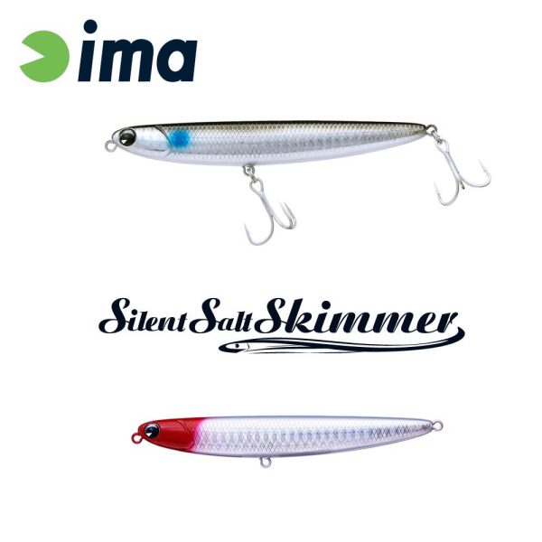 Ima Silent Salt Skimmer 11cm 13gr 101 Red Head Wobbler