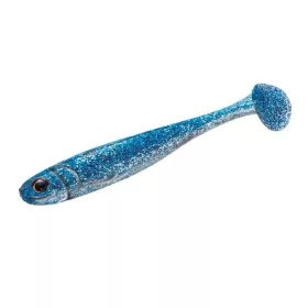   Major Craft Stabi Shad Slim 8,9cm #002 Blue Silver Gummifisch 4 Stk.