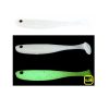 Major Craft Stabi Shad Slim 10,2cm #007 Glow Gummifisch 4 Stk.