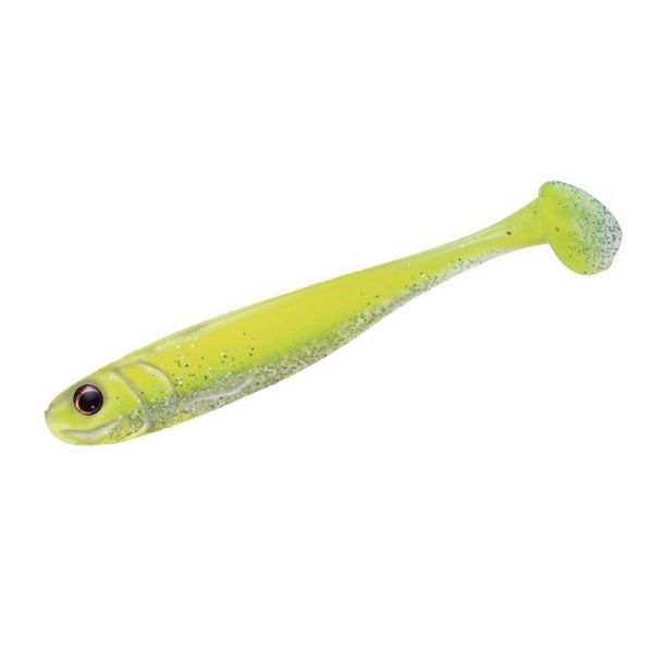 Major Craft Stabi Shad Slim 12,7cm 13,4gr #005 Chart Silver Gummifisch 4 Stk.