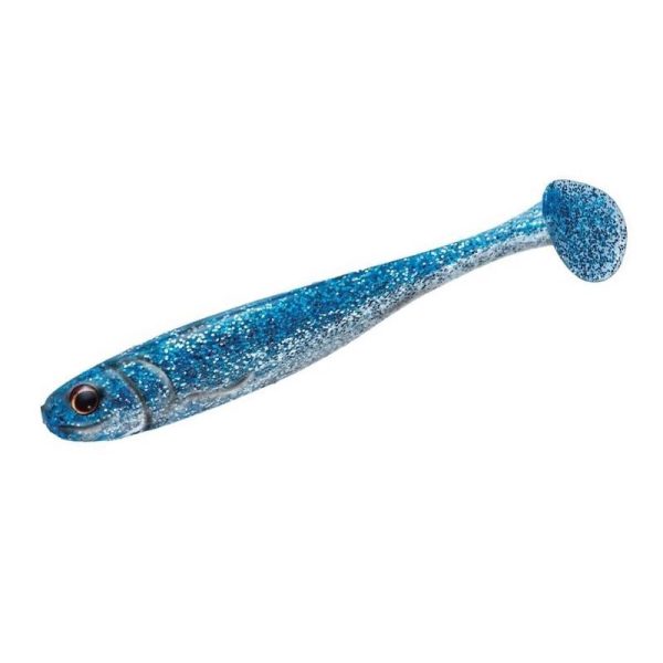 Major Craft Stabi Shad Slim 15,3CM 23,5gr #002 Blue Silver Gummifisch 3 Stk.