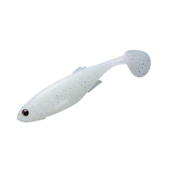 Major Craft Stabi Shad Fat 10,2cm #007 Glow Gummifisch 4 Stk.
