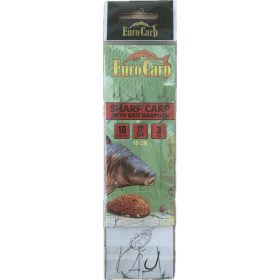   EuroCarp Vorgebundenes Feeder-Vorfach mit Köderspiess Sharp #10