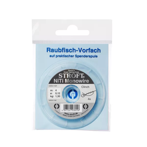 Stroft NiTi Polywire 0,12mm 4m Drót Előke