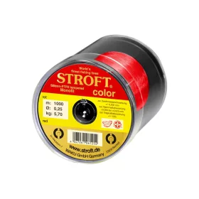 Stroft Color Red Piros 0,25mm 1000m Monofil Főzsinór