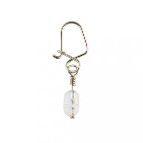   Sunset - TINTENFISCH-KARABINER + TRANSPARENTE PERLE ST-S-6933 M X6 - Drehverschluss