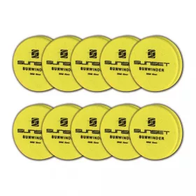 Sunset - SUNWINDER 65MM - GELB - 10 Stk. - EVA Vorfachhalter