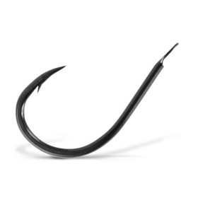   Sunset HM RS Competition Crab/Fluoro Mounting Gr. 6 Plättchenhaken mit Widerhaken, vorgebunden, 4 Stk.