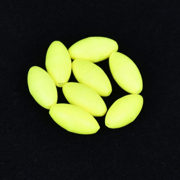 Sunset - BEADS FLOATING OVAL FLUO YELLOW 5x10mm X20 - Stopper